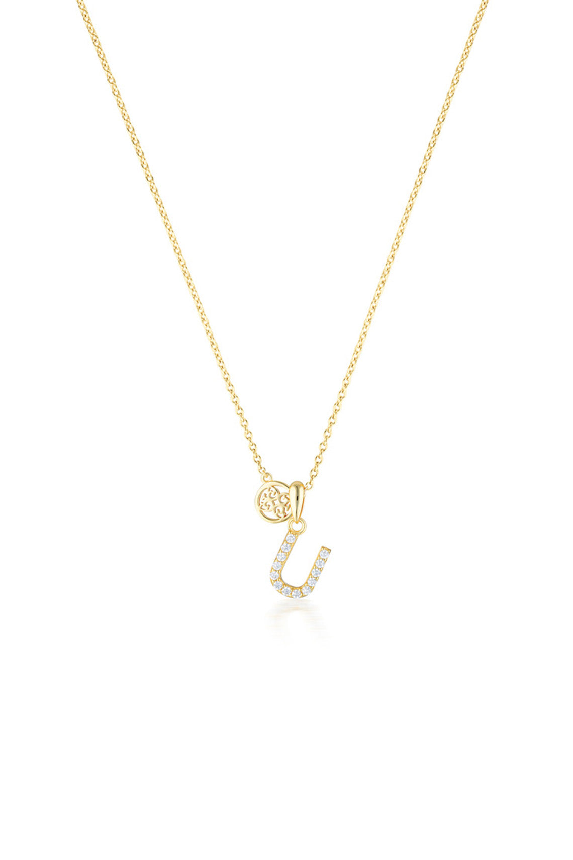 GEORGINI Luxury Letters A Initial Pendant